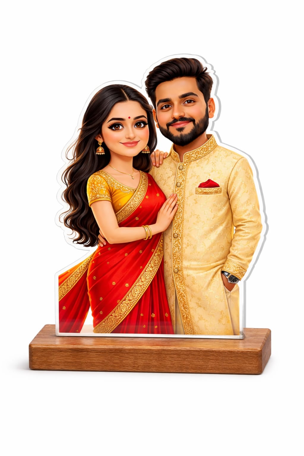 Personalised acrylic carrycather