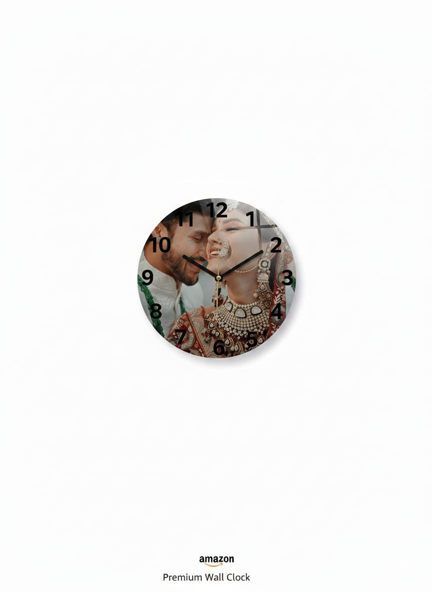 Personalised Acrylic wall clock