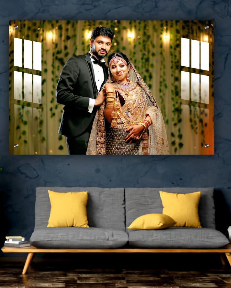 4MM Acrylic Photo Frame  | Premium Glossy Wall Photo Frame | Custom Photo Print Gift