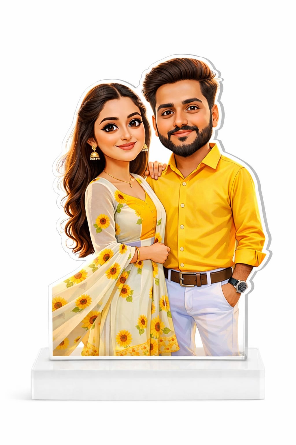 Personalised acrylic carrycather